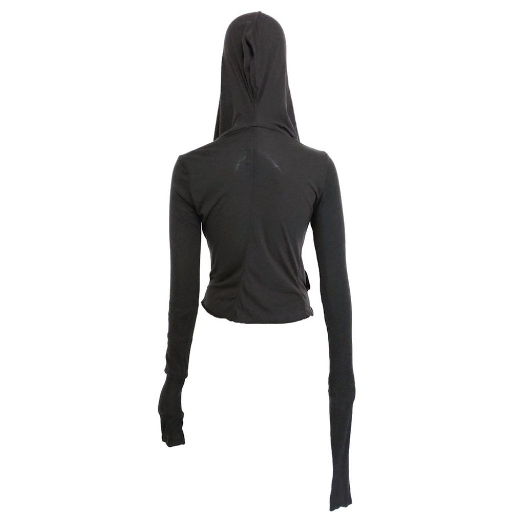 RICK OWENS LILIES ZIP FRONT HOODIE LUXE HOOD - Picture 7 of 12